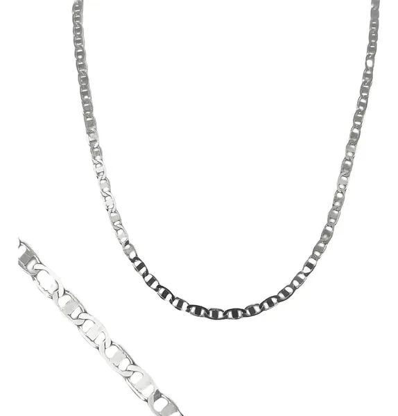 Cadena Plata .925 Marinera Maciza 50cm - Imagen 1