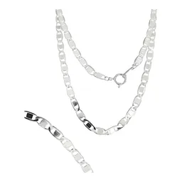 Cadena Plata 925 Marinera Maciza 5mm 65cm Hombre - Imagen 1