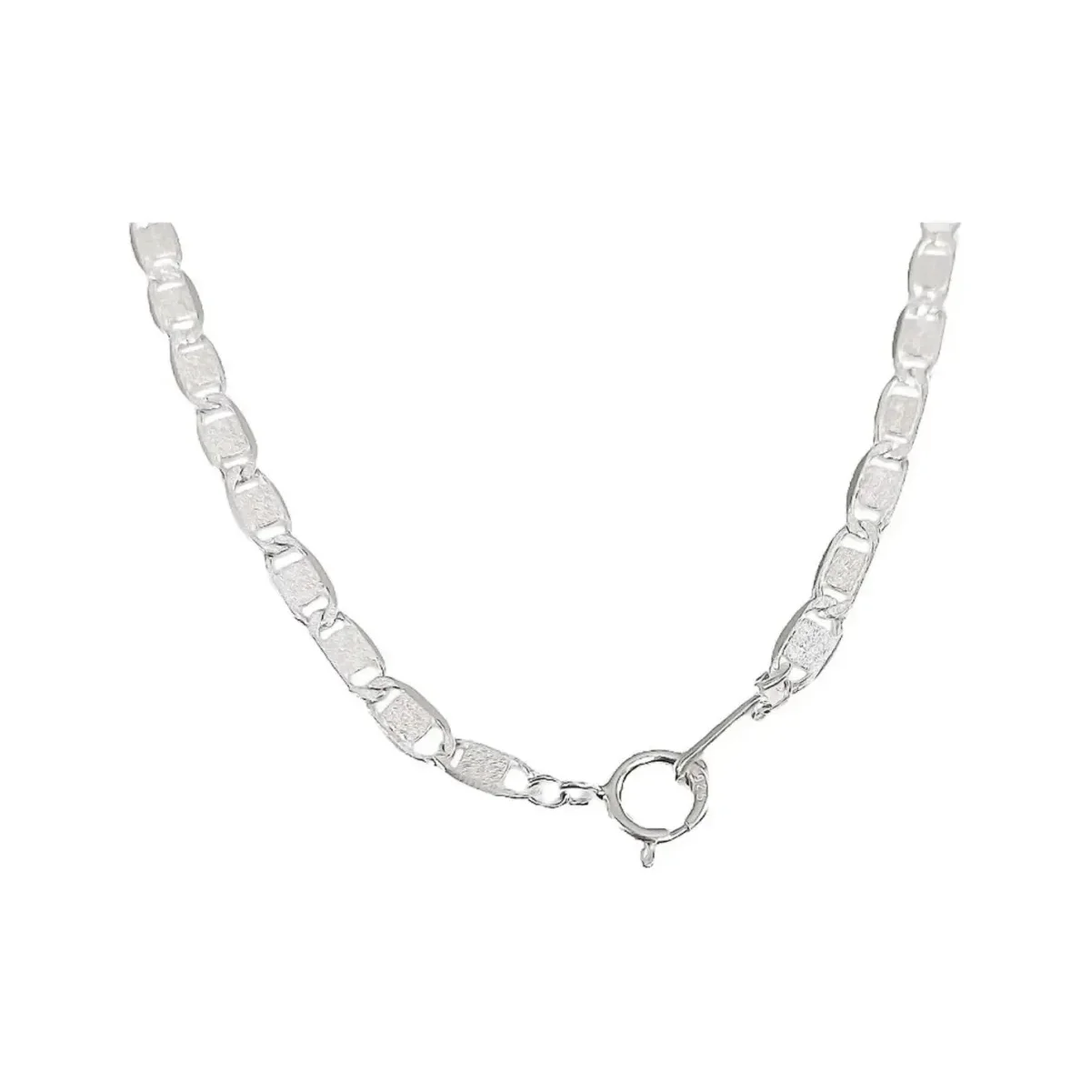 Cadena Plata 925 Marinera Maciza 5mm 65cm Hombre - Imagen 3