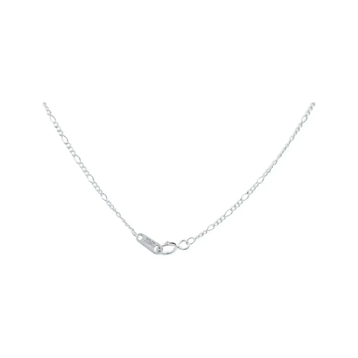 Cadena Plata 925 Tejido Figaro 3x1 de 60 cm Unisex - Imagen 3