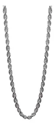 Cadena Plata 925 Torsal Moderno 50 cm Unisex - Imagen 2