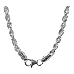 Cadena Plata 925 Torsal Moderno 50 cm Unisex - Imagen 3