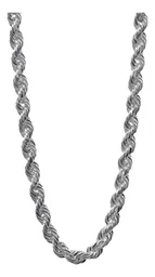Cadena Plata 925 Torsal Sólida Hombre 50cm - Imagen 2