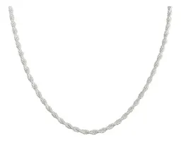 Cadena Plata 925 Torzal Espuma de Mar 50cm - Imagen 2