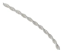Cadena Plata 925 Torzal Espuma de Mar 50cm - Imagen 3