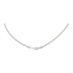 Cadena Plata 925 Torzal Espuma de Mar 50cm - Imagen 4