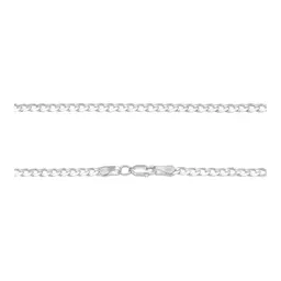 Cadena Plata Ley .925 Cubana Barbada Hombre 65 cm - Imagen 5