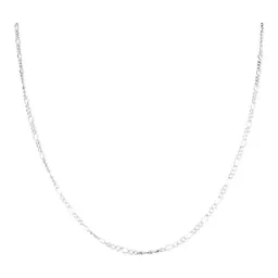 Cadena Plata Ley 925 Figaro 3x1 55cm Unisex - Imagen 2