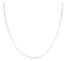 Cadena Plata Ley 925 Figaro 3x1 55cm Unisex - Imagen 2
