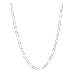 Cadena Plata Ley 925 Figaro 3x1 para Hombre 65cm - Imagen 1