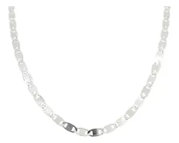 Cadena Plata Ley .925 Marinera 55cm para Hombre - Imagen 1