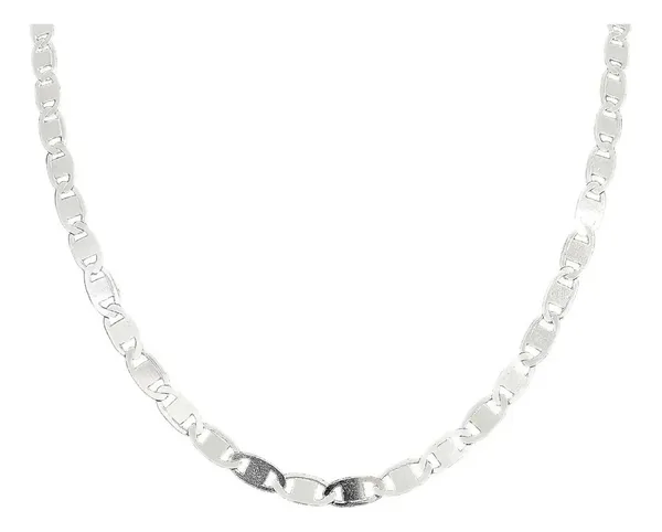 Cadena Plata Ley .925 Marinera 55cm para Hombre - Imagen 1