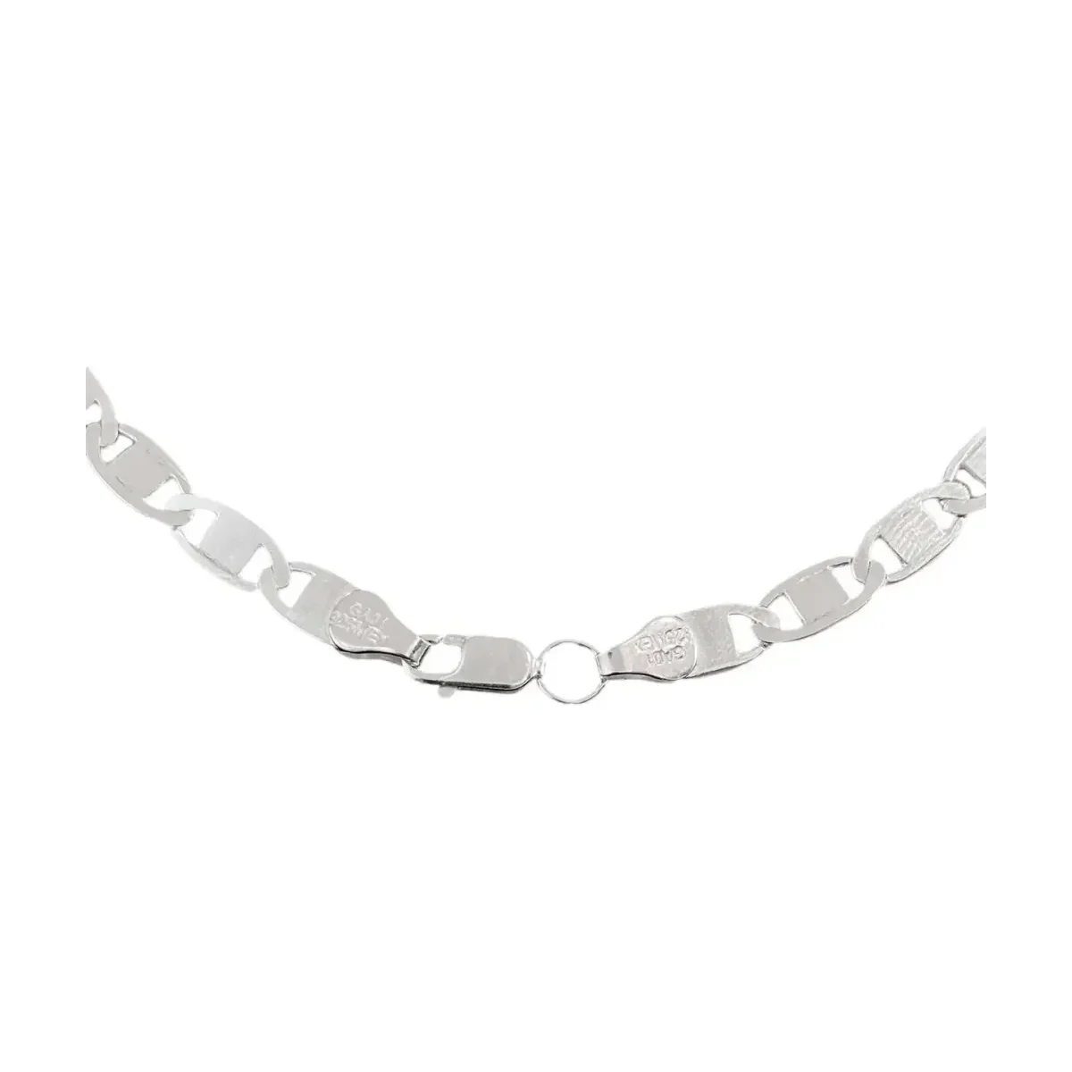 Cadena Plata Ley .925 Marinera 55cm para Hombre - Imagen 4