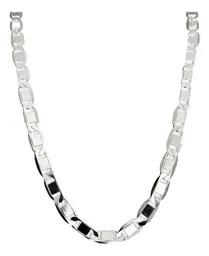 Cadena Plata Ley 925 Marinera Hombre Larga 70cm Duradera - Imagen 2