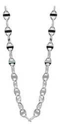 Cadena Plata Ley .925 Marinera Italiana 50cm para Hombre y Mujer - Imagen 2