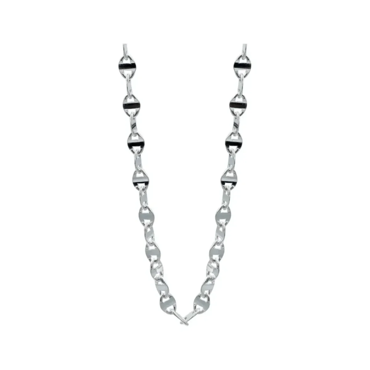 Cadena Plata Ley .925 Marinera Italiana 50cm para Hombre y Mujer - Imagen 2