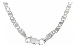 Cadena Plata Ley 925 Marinera Lisa 55 Cm para Hombre y Mujer - Imagen 2
