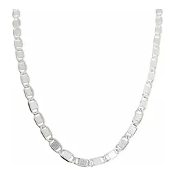 Cadena Plata Ley 925 Marinera Lisa 55 Cm para Hombre y Mujer - Imagen 3