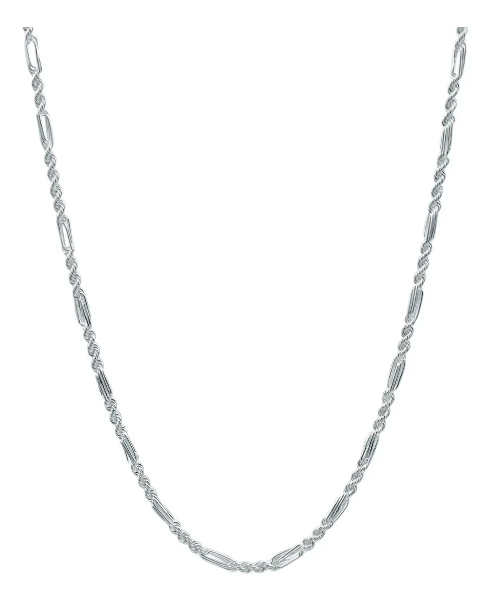 Cadena Torsal Figaro Plata .925 55cm - Imagen 1