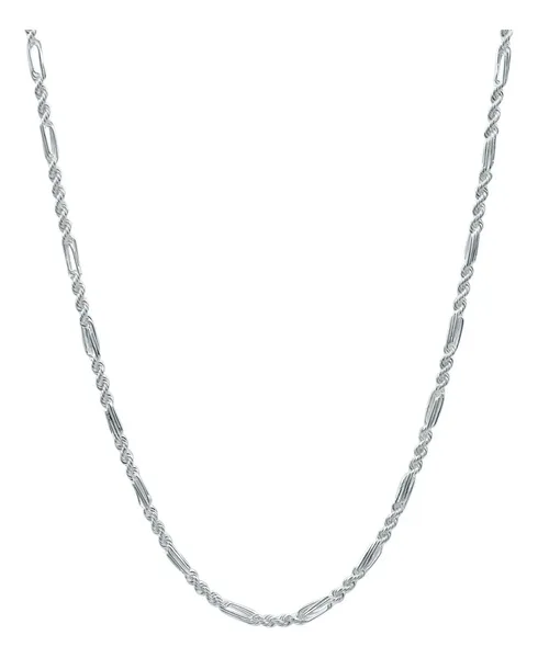 Cadena Torsal Figaro Plata .925 55cm - Imagen 1
