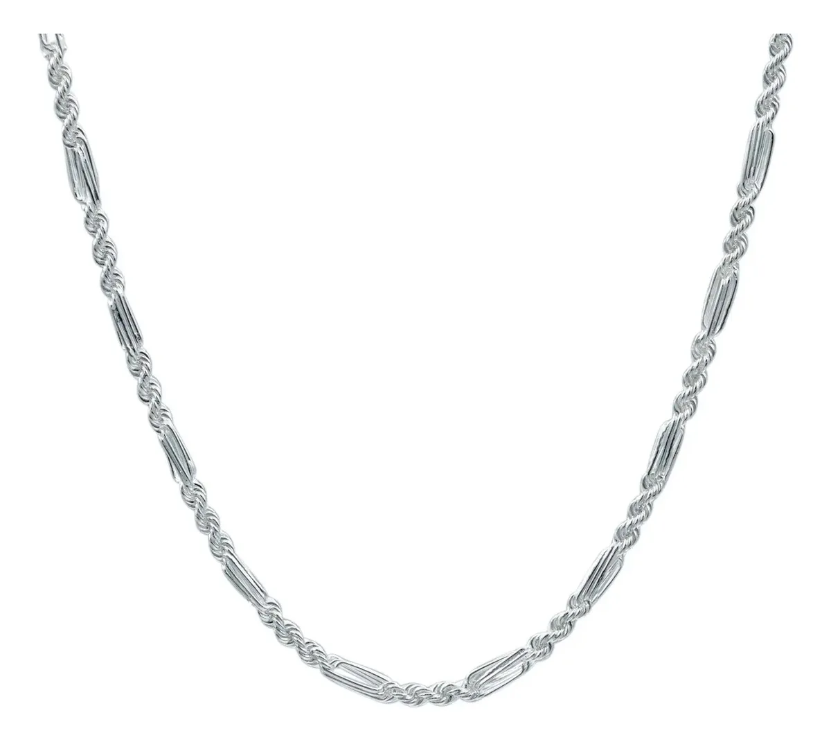 Cadena Torsal Figaro Plata .925 55cm - Imagen 2