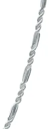 Cadena Torsal Figaro Plata .925 55cm - Imagen 3