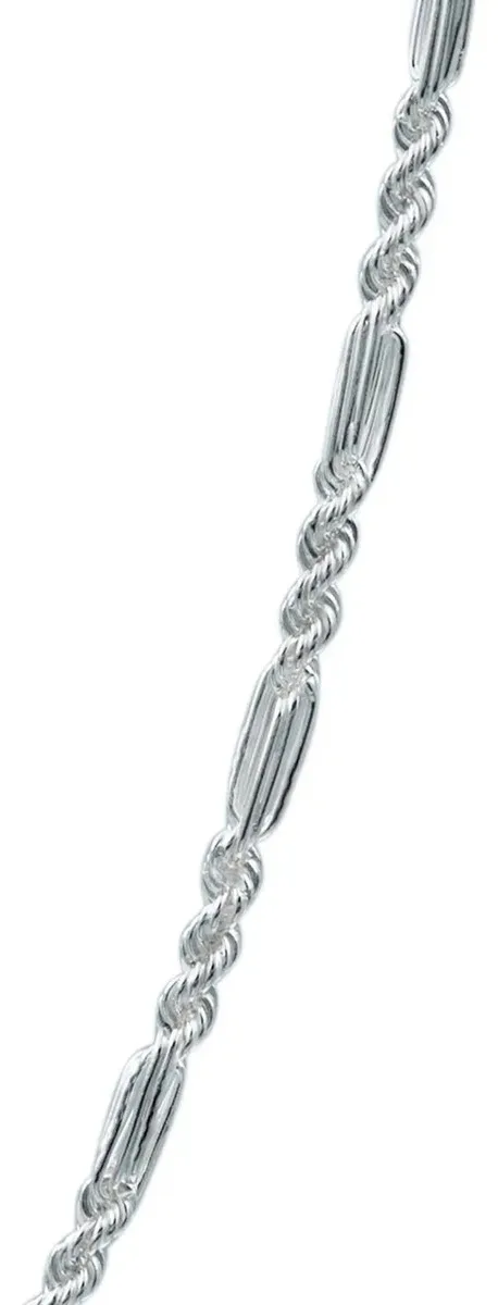 Cadena Torsal Figaro Plata .925 55cm - Imagen 3