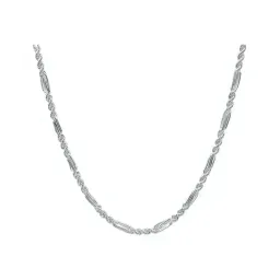 Cadena Torsal Figaro Plata .925 60cm - Imagen 2