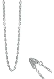 Cadena Torsal Italiana Plata Ley 925 para Dije Mujer 45cm - Imagen 1