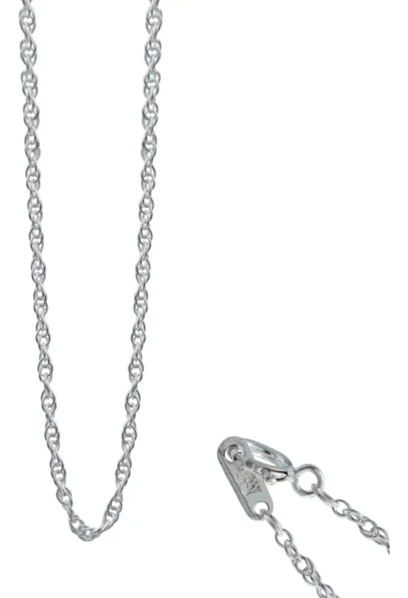 Cadena Torsal Italiana Plata Ley 925 para Dije Mujer 45cm, brillo pulido, diseño elegante, joyería mexicana para layering.