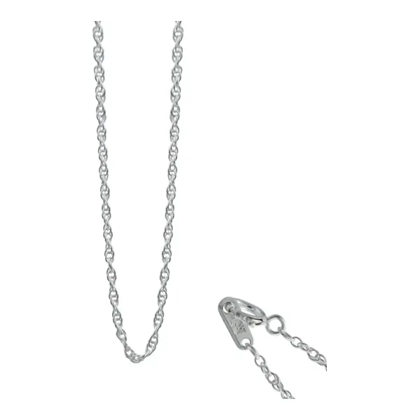 Cadena Torsal Italiana Plata Ley 925 para Dije Mujer 45cm - Imagen 1