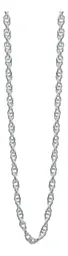 Cadena Torsal Italiana Plata Ley 925 para Dije Mujer 45cm - Imagen 2