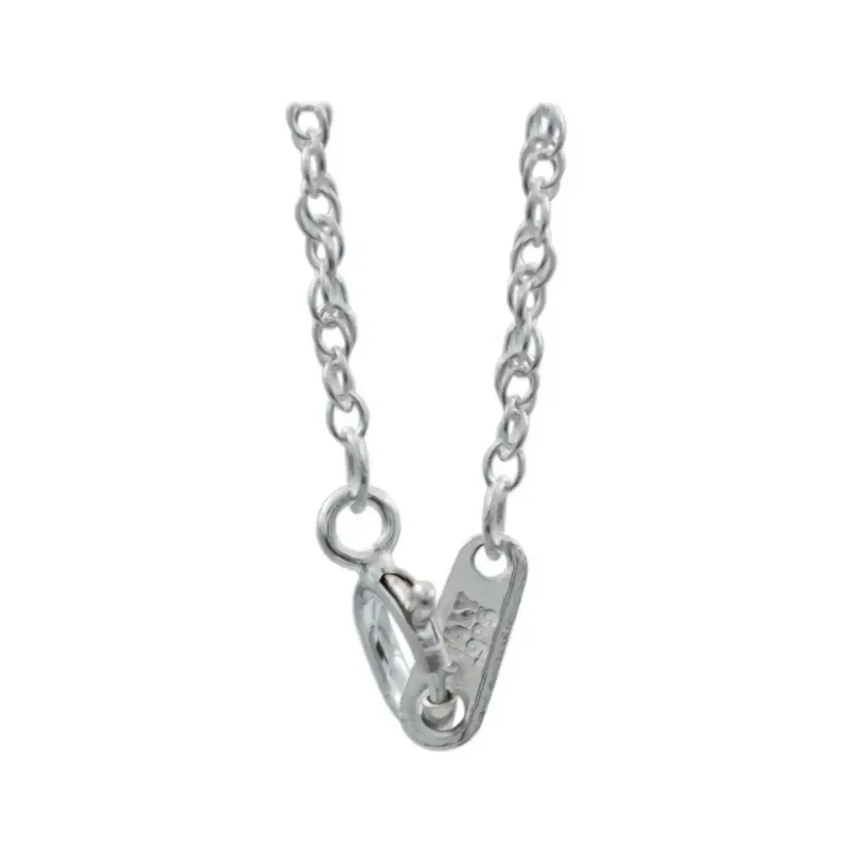 Cadena Torsal Italiana Plata Ley 925 para Dije Mujer 45cm - Imagen 4