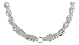 Cadena Torzal Gruesa Plata Ley .925 de 70cm para Hombre y Mujer - Imagen 3