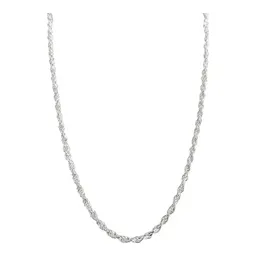 Cadena Torzal Plata 925 55cm Uso Diario Versátil Unisex - Imagen 2