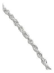 Cadena Torzal Plata 925 55cm Uso Diario Versátil Unisex - Imagen 4