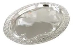 Charola Arras Matrimoniales Plata Ley 999 Pulida Artesanal - Imagen 4