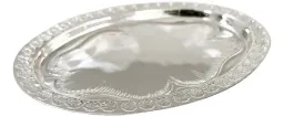 Charola Arras Matrimoniales Plata Ley 999 Pulida Artesanal - Imagen 6