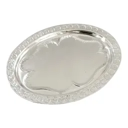 Charola Arras Matrimoniales Plata Ley 999 Pulida Artesanal - Imagen 1