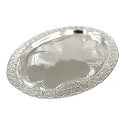 Charola Arras Matrimoniales Plata Ley 999 Pulida Artesanal - Imagen 4