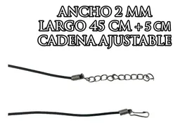 Collar Óvalo Nudo Bruja Encapsulada Plata .925 con Zirconia - Imagen 3
