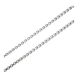 Collar con Dije Trébol de Plata .925 y Cadena Caja 60 cm Negro - Imagen 3