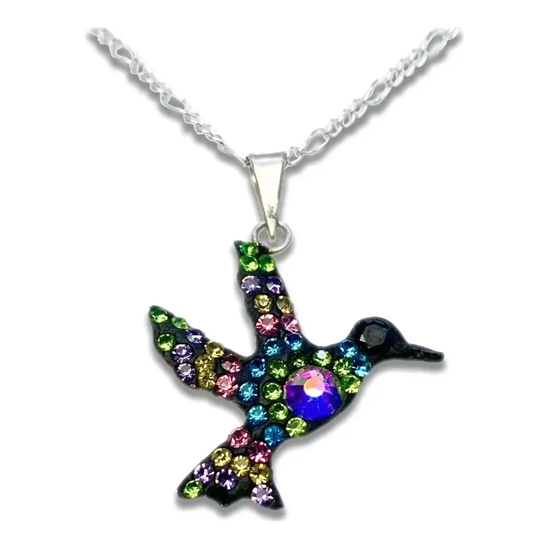 Collar Plata 925 Zirconia Multicolor Elegante Unisex - Joyaris joyería fina artesanal mexicana