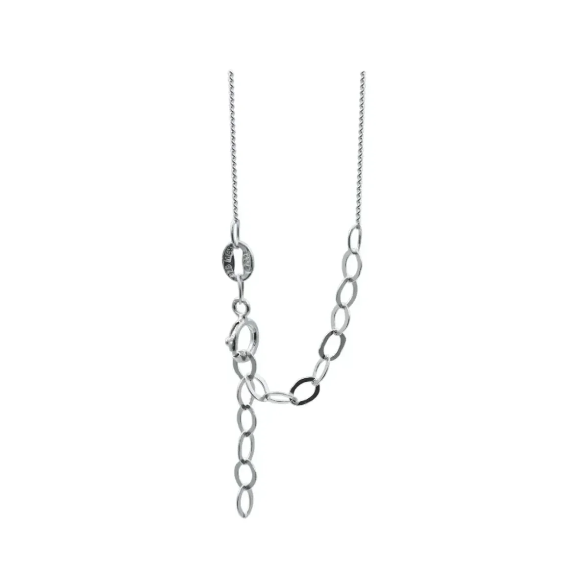 Collar de Plata 925 Diseño Corazones con Zirconia Blanca - Imagen 4