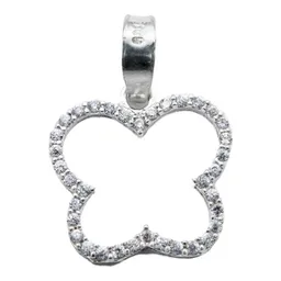 Collar de Plata 925 Flor Brillante con Zirconia para Dama - Imagen 2