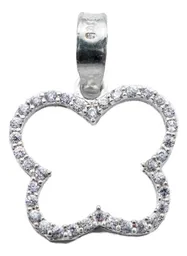 Collar de Plata 925 Flor Brillante con Zirconia para Dama - Imagen 2
