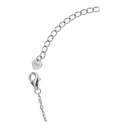 Collar de Plata .925 Trébol 7 Motivos Ajustable 60 a 65cm Blanco - Imagen 5