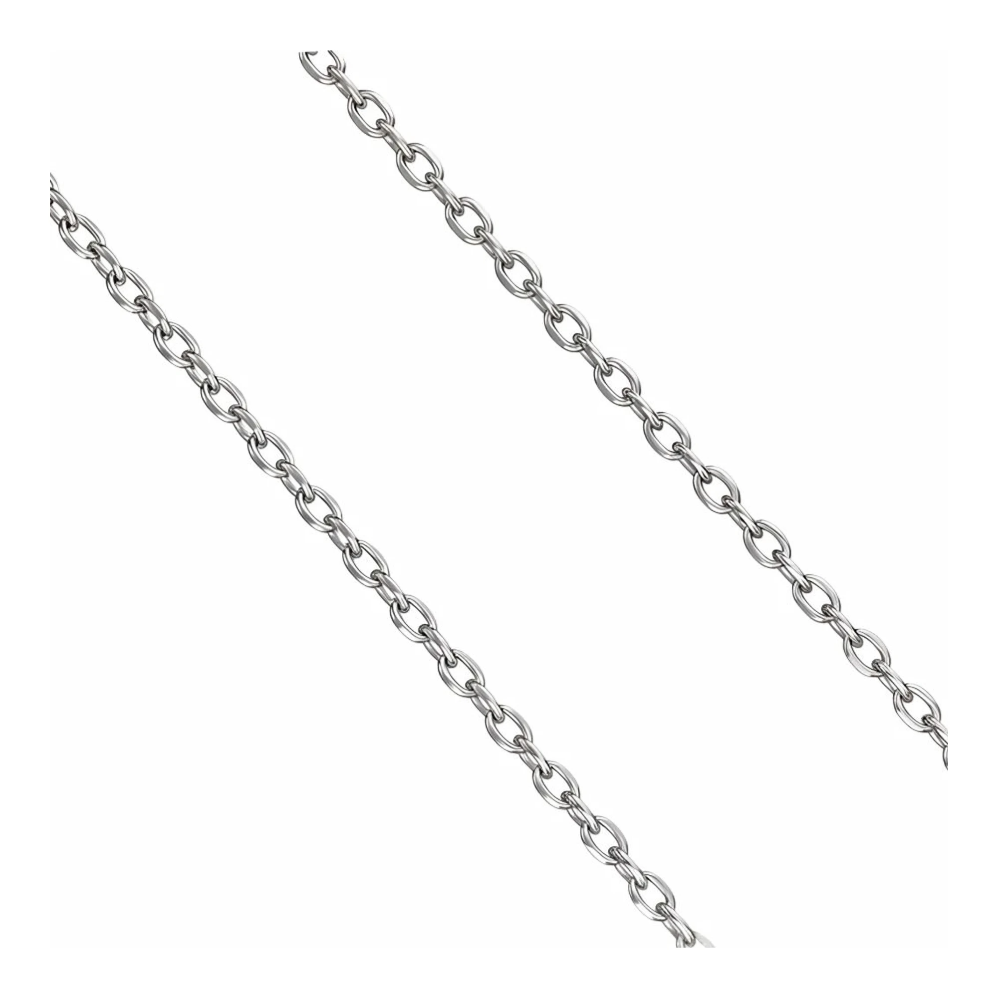 Collar de Plata .925 Trébol Verde Malaquita Doble Vista 42 cm - Imagen 4