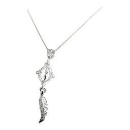 Collar Dije Atrapasueños Plata 925 con Zirconia Brillante - Imagen 1