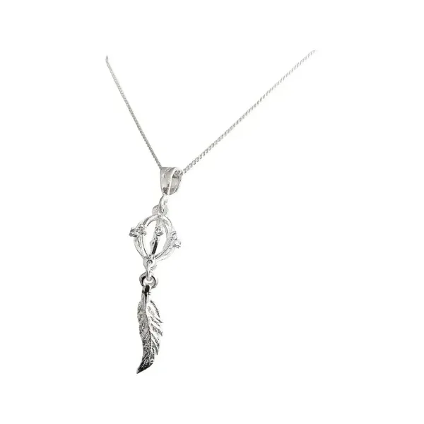 Collar Dije Atrapasueños Plata 925 con Zirconia Brillante - Imagen 1